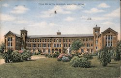 Villa de Matel Convent, Sisters of Charity of the Incarnate Word Houston, TX Postcard Postcard Postcard