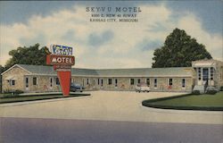 Sky-Vu Motel Postcard