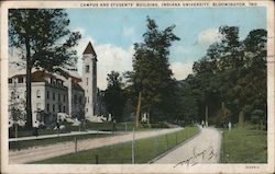 Campus and Students' Building, Indiana University Bloomington, IN Postcard Postcard Postcard