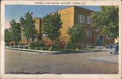 Central High School Building Corbin, KY Postcard Postcard Postcard