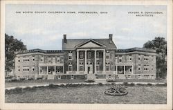 Scioto County Childrens' Home Wheelersburg, OH Postcard Postcard Postcard