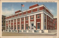 United States Post Office and Court House Paducah, KY Postcard Postcard Postcard