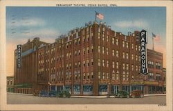 Paramount Theatre Cedar Rapids, IA Postcard Postcard Postcard