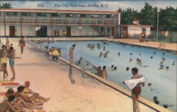 The City Park Pool Postcard