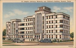 St. Joseph's Infirmary Maternity and Children's Building Houston, TX Postcard Postcard Postcard