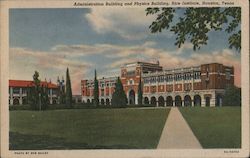 Administration Building and Physics Building, Rice Institute Postcard