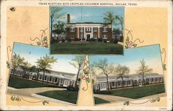 Texas Scottish Rite Crippled Children Hospital Postcard