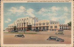 Southern Pacific Lines Grand Central Station Postcard