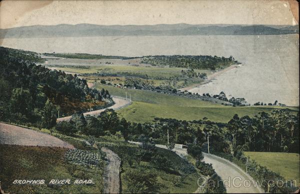 Brown's river road Australia Postcard