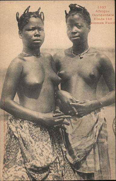 Afrique Occidentale Etude Nude Ivory Coast Postcard