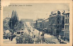 Karl Johans Gate Oslo, Norway Postcard Postcard Postcard