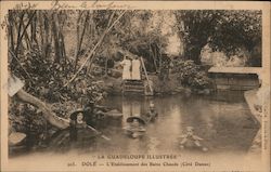 L'Etablissement des Bains Chauds (Cote Dames) Dole, Guadeloupe Caribbean Islands Postcard Postcard Postcard