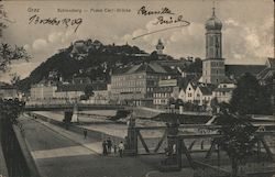 Schlossberg - Franz Carl - Brücke Postcard