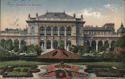 Kursalon Hübner at City Park Postcard