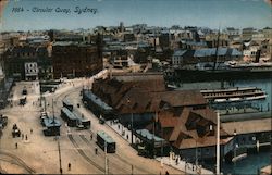 View of Circular Quay Sydney, Australia Postcard Postcard Postcard