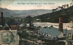 New Golden Gate Gold Mine, N.E. Coast Tasmania Australia Postcard Postcard Postcard