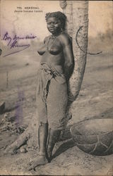 Senegal - Jeune femme cerere, Nude Africa Postcard Postcard Postcard