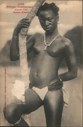 East African girl, Nude Postcard Postcard Postcard