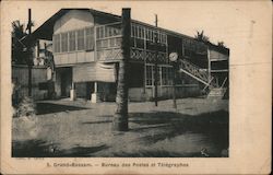 Bureau des Postes et Télégraphes Grand-Bassam, Ivory Coast Africa Postcard Postcard Postcard