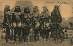 Ovambo (Bantu) Women of Namibia, Nude Postcard Postcard Postcard