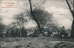 Damaraland Barter with Hereros German South West Africa Postcard Postcard Postcard