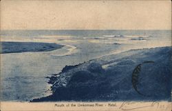 Mouth of the Umkomaas River Natal KwaZulu-Natal, South Africa Postcard Postcard Postcard