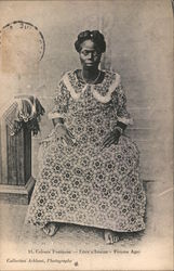 Colonie Francaise - Cote d'Ivoire - Femme Agni Postcard