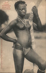 Afrique Occidentale - Etude Jeune Ebvie, Nude Postcard