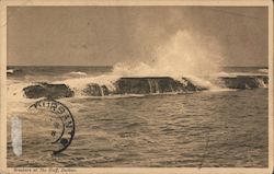 Breakers at The Bluff, Durban Postcard