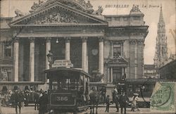 Brussels Stock Exchange Postcard