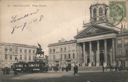 Place Royale 77 Bruxelles Postcard