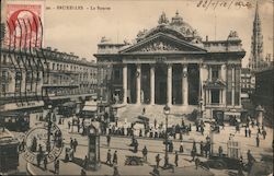 Bruxelles - La Bourse Postcard