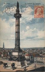 Le Colonne du Congrès à Bruxelles Postcard