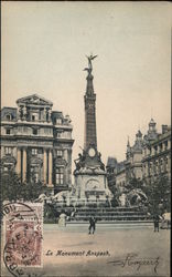 La Fontaine Anspach Postcard