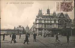 Bruxelles - Porte de Schaerbeek Postcard