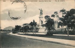 Monument of Almirante Barroso Avenida Beira Mar, Rio de Janeiro Postcard