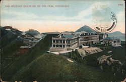 The Military Quarters on the Peak Postcard