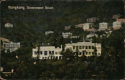 Hongkong Government House Hong Kong Postcard Postcard Postcard