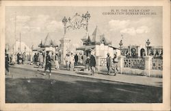 H H The Nizam Camp, coronation durbar, Delhi 1911 India Postcard Postcard Postcard