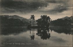 A Corner of Kandy Lake Sri Lanka Southeast Asia Postcard Postcard Postcard