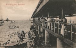 View of Landing Jetty Postcard