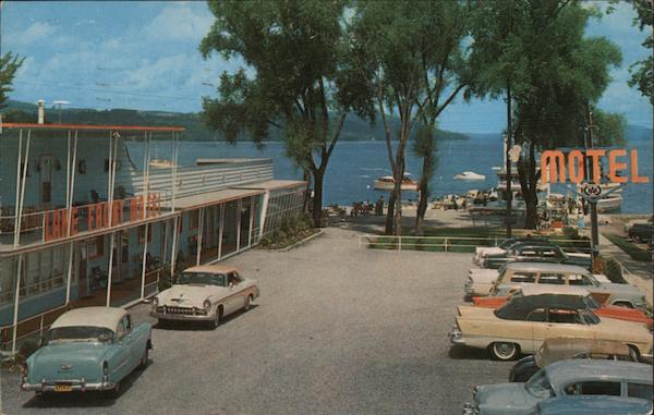 Lake Front Motel Cooperstown NY Postcard   Card00293 Fr 