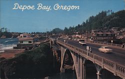 View of Depoe Bay Oregon Kyle Smith Postcard Postcard Postcard