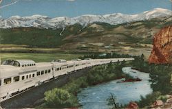 The Diesel-Powered, Stainless Steel California Zephyr Postcard