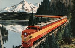 Southern Pacific's Streamliner "Shasta Daylight" Postcard