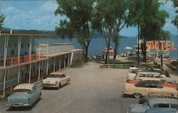 Lake Front Motel Cooperstown, NY Postcard Postcard Postcard