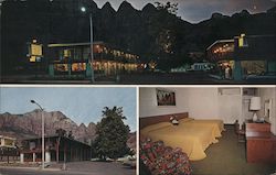 Pioneer Lodge Motel & Restaurant Postcard