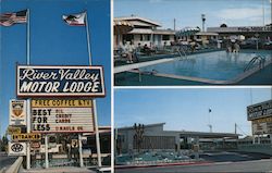 River Valley Motor Lodge Postcard