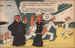 Popeye Comic Postcard Postcard