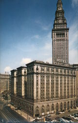 View of Hotel Cleveland Ohio Postcard Postcard Postcard